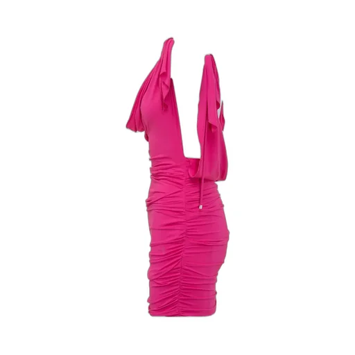 Draped Mini Dress