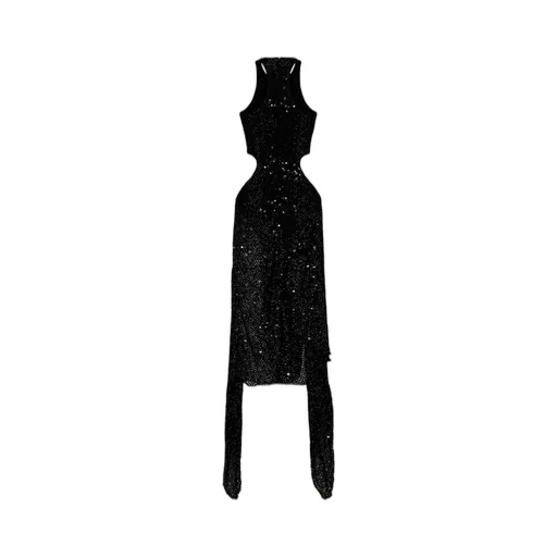 Sequin Cape Dress