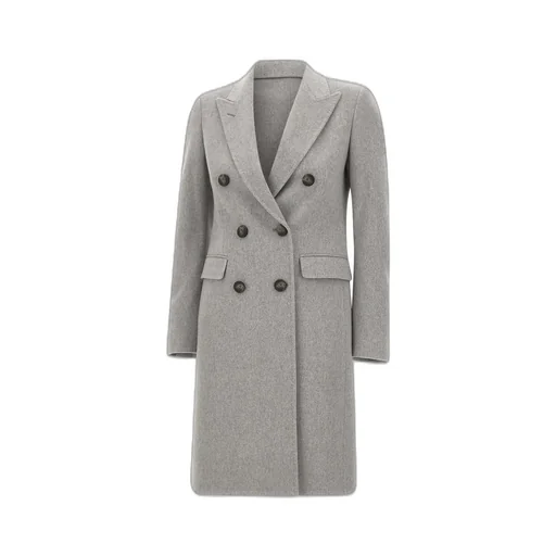 Double-Breasted Wool Coat