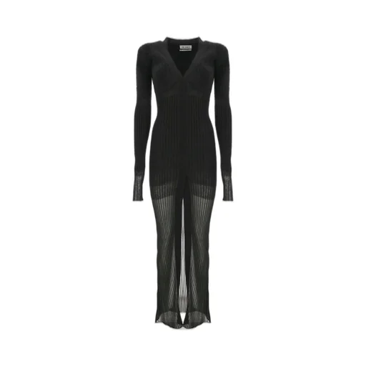 Ribbed Knit Maxi Dress