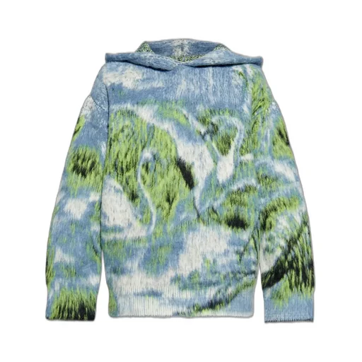 Abstract Print Hoodie