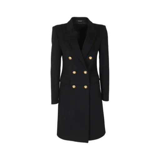 Double-Breasted Wool Coat