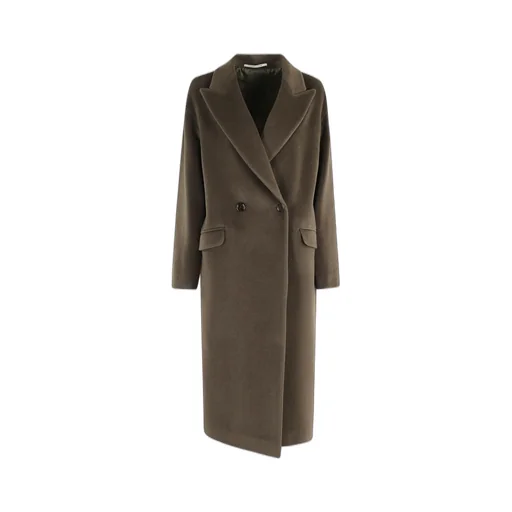 Double-Breasted Wool Coat