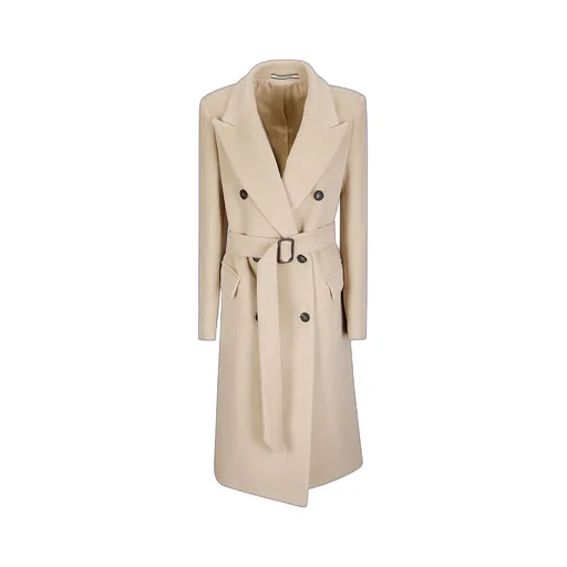 Double-Breasted Wool Coat