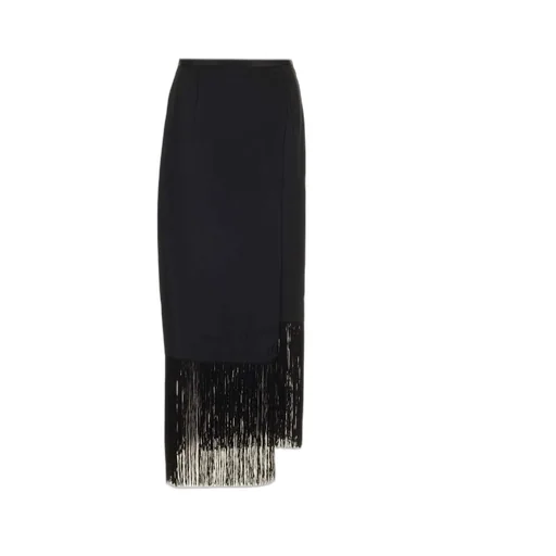 Fringed Midi Skirt