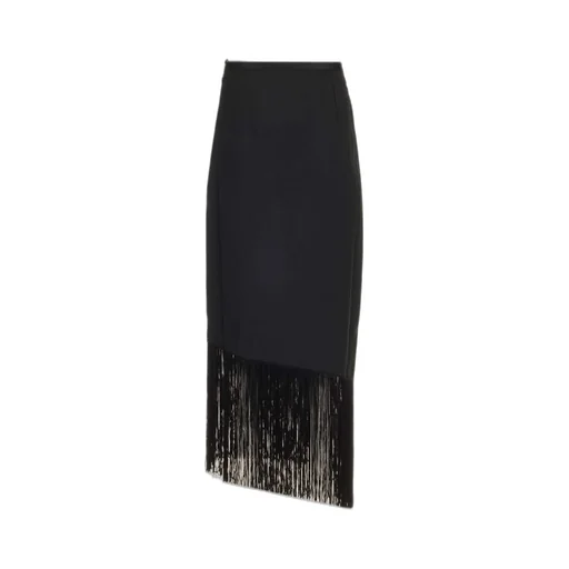 Fringed Midi Skirt