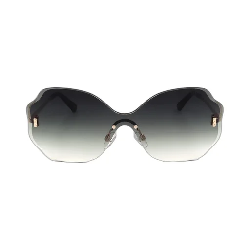 Oversized Rimless Sunglasses