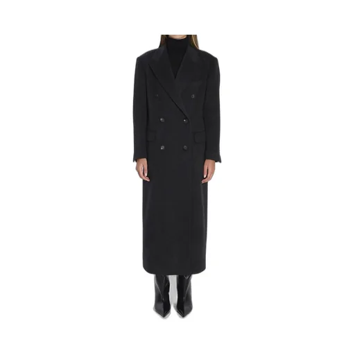 Double-Breasted Wool Coat