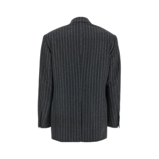 Double-Breasted Pinstripe Suit