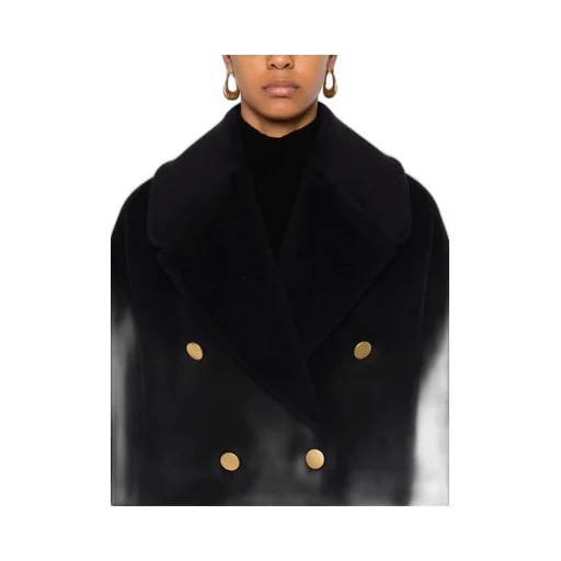 Double-Breasted Wool Coat