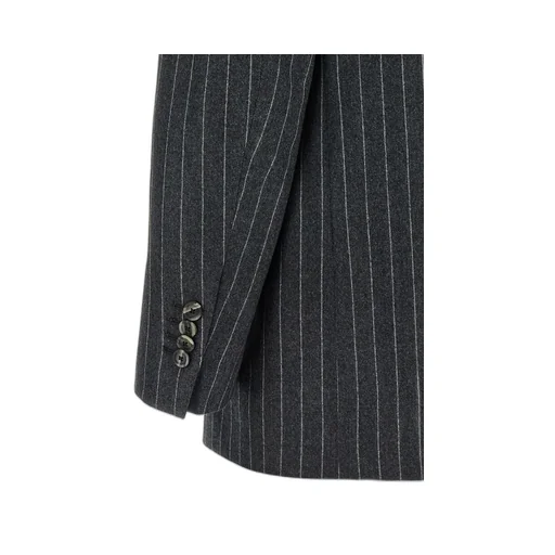 Double-Breasted Pinstripe Suit