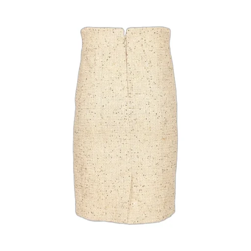 Sequin Tweed Pencil Skirt