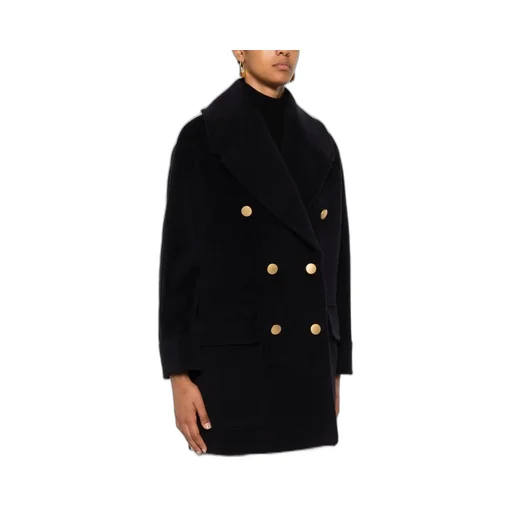 Double-Breasted Wool Coat