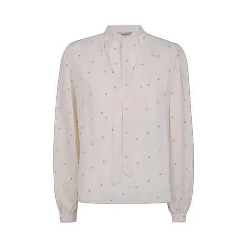 Blouse With Tie Neck