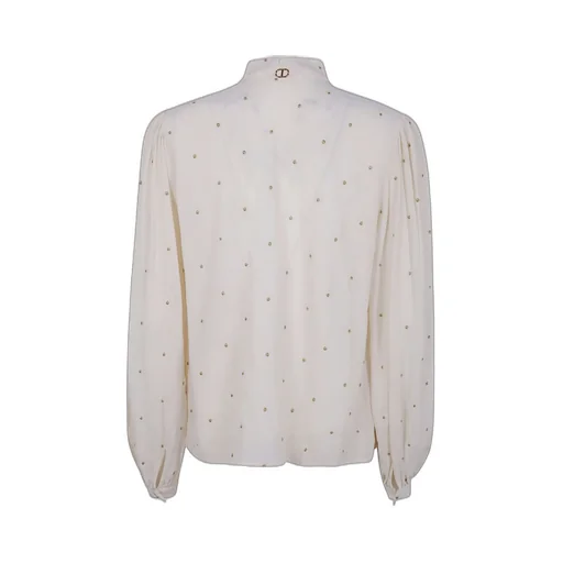 Blouse With Tie Neck