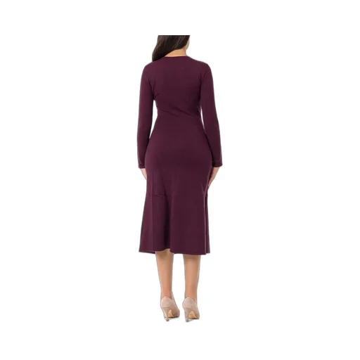 Midi Dress With Cutout And Gold Hardware