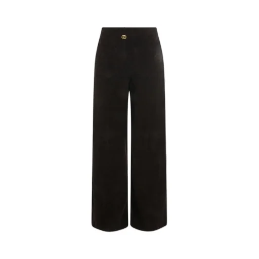 Wide-Leg Corduroy Trousers