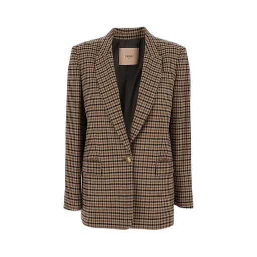 Checked Blazer