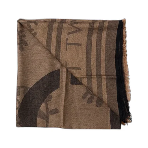 Scarf With Logo Print