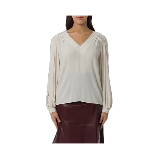 Long Sleeve Blouse With Embroidery