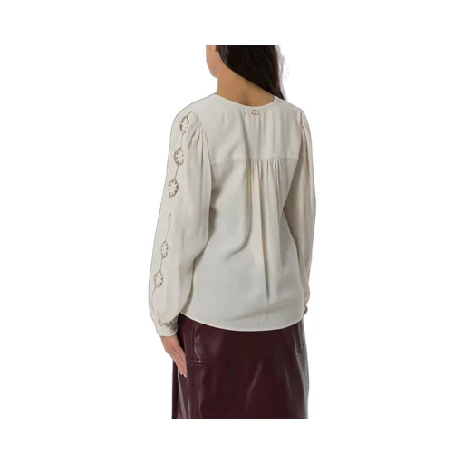 Long Sleeve Blouse With Embroidery