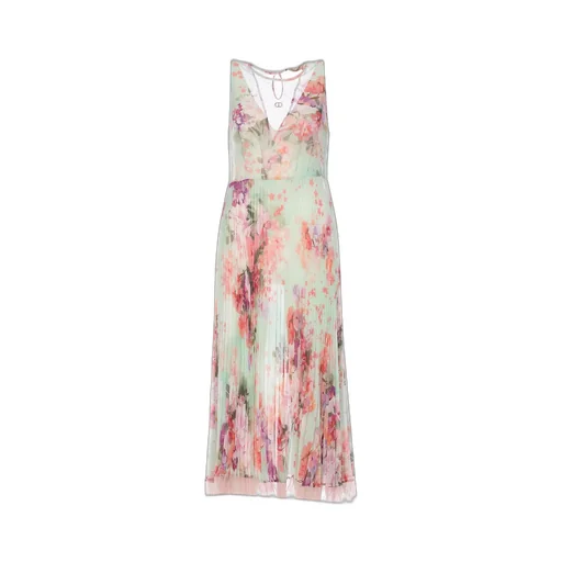 Pleated Maxi Dress