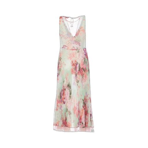 Pleated Maxi Dress
