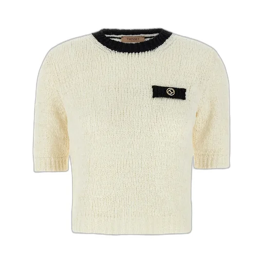 Cropped Knit Sweater