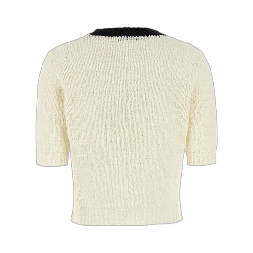 Cropped Knit Sweater