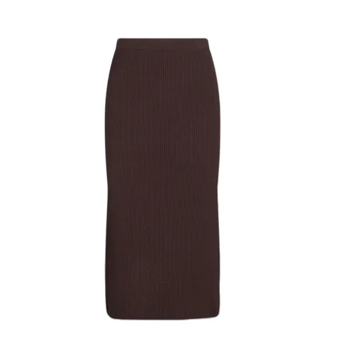 Ribbed Maxi Skirt