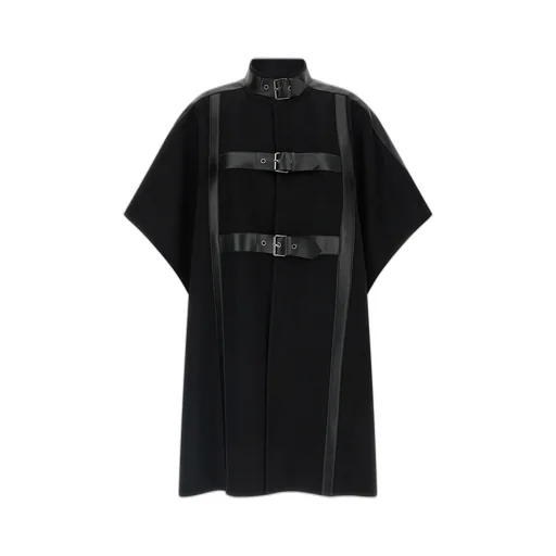 Cape With Leather Straps