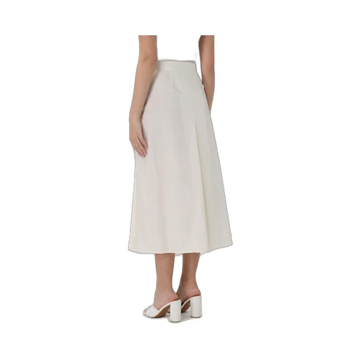 Midi Skirt With Buckle Detail