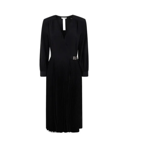 Pleated Midi Dress