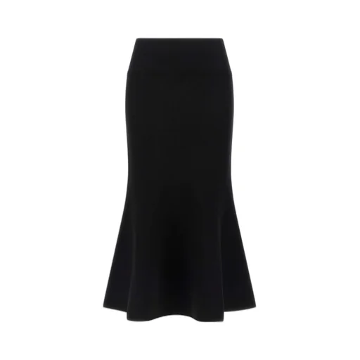 Midi Skirt With Lace Trim