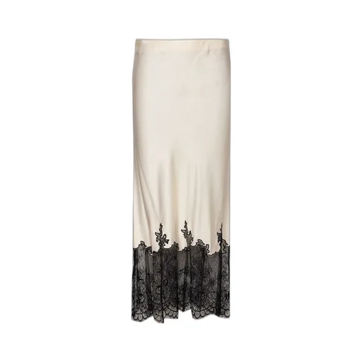 Maxi Skirt With Lace Trim