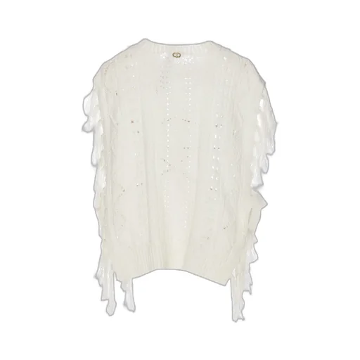 Knit Vest With Fringes