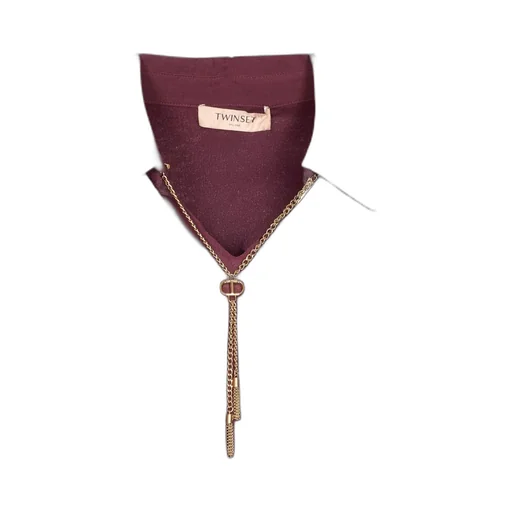 Blouse With Zipper And Chain Detail