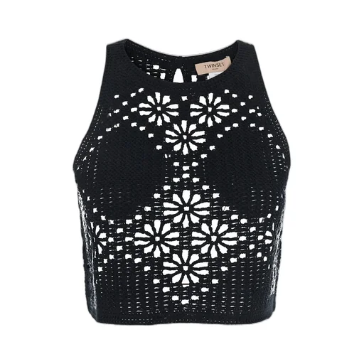 Cropped Crochet Top