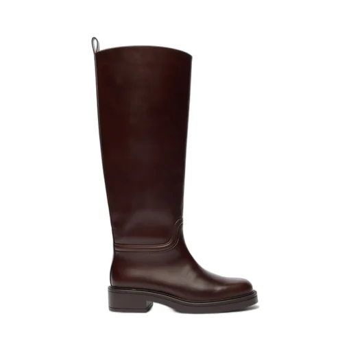 Knee-High Leather Boots