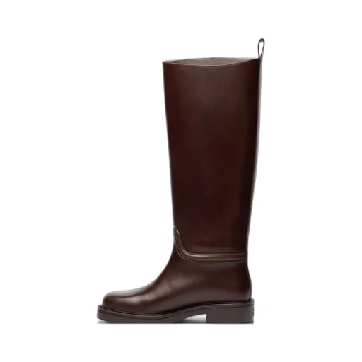 Knee-High Leather Boots