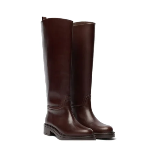Knee-High Leather Boots