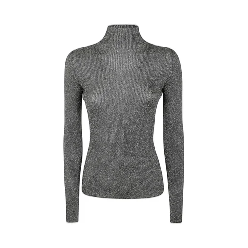 Ribbed Turtleneck Top