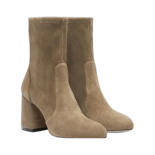 Block Heel Sock Boots