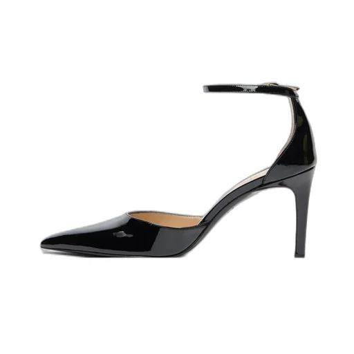 Pointed Toe Ankle Strap Pumps