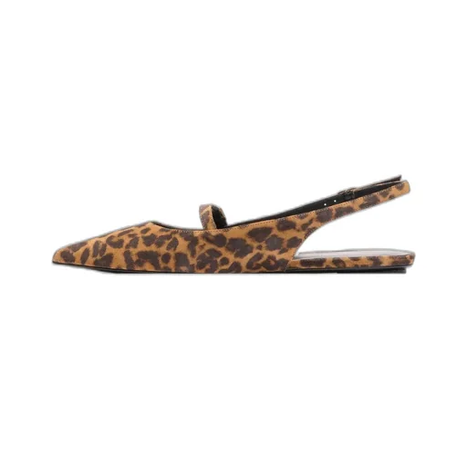 Pointed Toe Slingback Flats