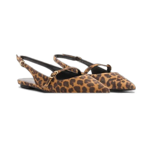 Pointed Toe Slingback Flats