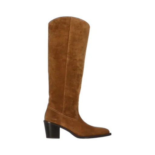 Knee-High Suede Boots