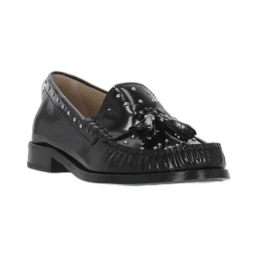 Loafers With Tassels And Studs