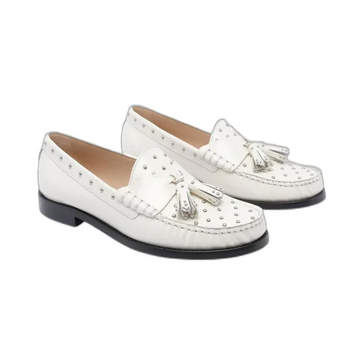 Loafers With Tassels And Studs