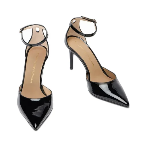 Pointed Toe Ankle Strap Pumps